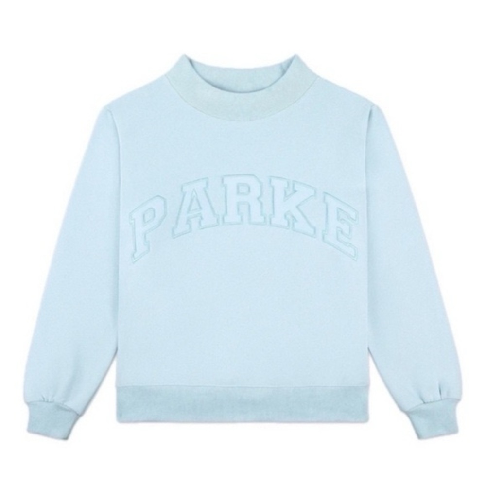 Parke Ice Blue Mockneck 
S/M
Worn!!
